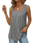 Square Neck Sleeveless T-Shirt