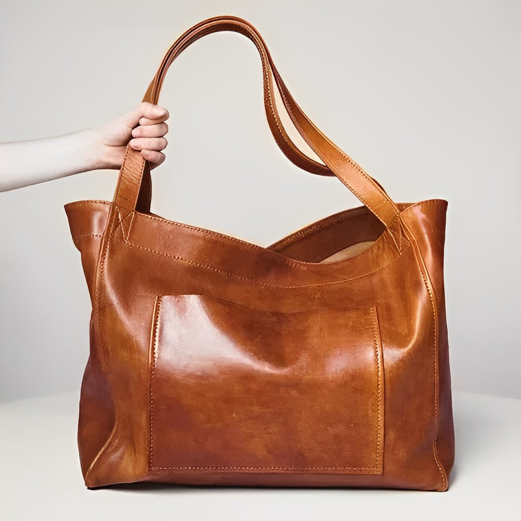 Earthy Tone Shoulder Bag for Autumn Vibes