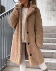 Cozy Women's Longline Wool Coat