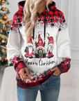Santa Claus Print Hoodie