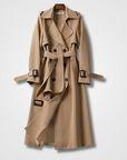 Longline Trench Coat for Women