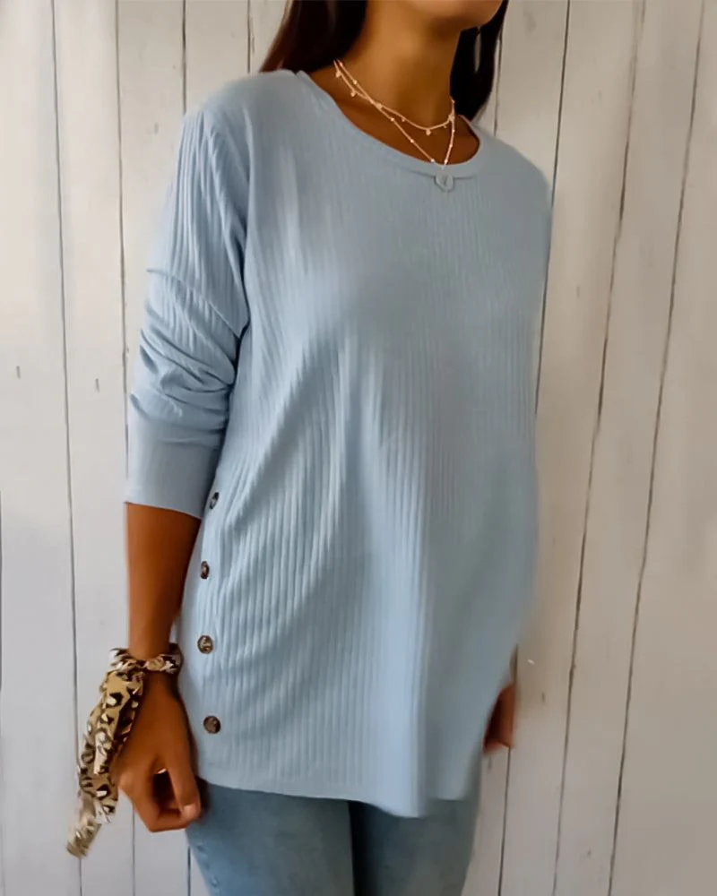 Breathable Basic Crewneck Tee Shirt