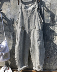 Checkered Sleeveless Jumpsuit for Women