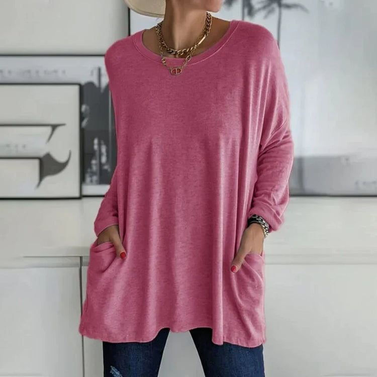 Casual Oversized Round Neck Sweater