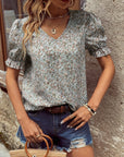 Women's Printed Casual Blouse