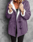 Warm Hooded Coat with Fleece Lining