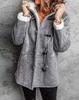 Warm Hooded Coat with Fleece Lining