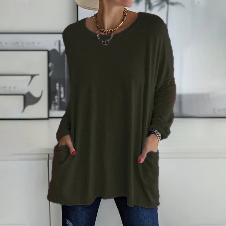 Casual Oversized Round Neck Sweater