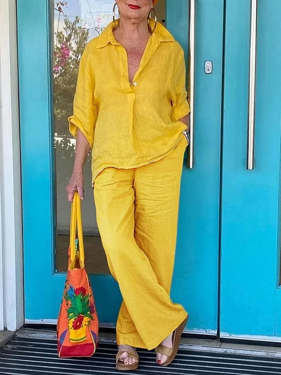 Top And Pants Two Piece-Set