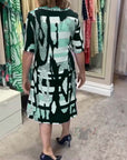 Women's leopard print midi dress