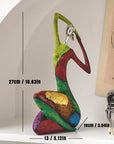 Abstract Colorful Female Statues