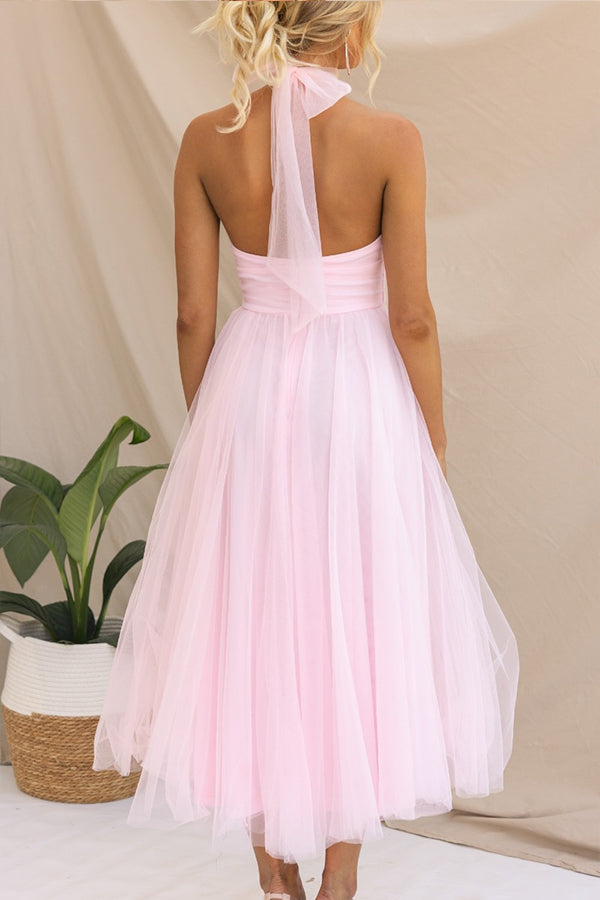 Tulle Dress With Ruffles and Flair