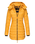 Warm Quilted Long Down Coat