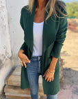 Casual Open Lapel Knit Jacket