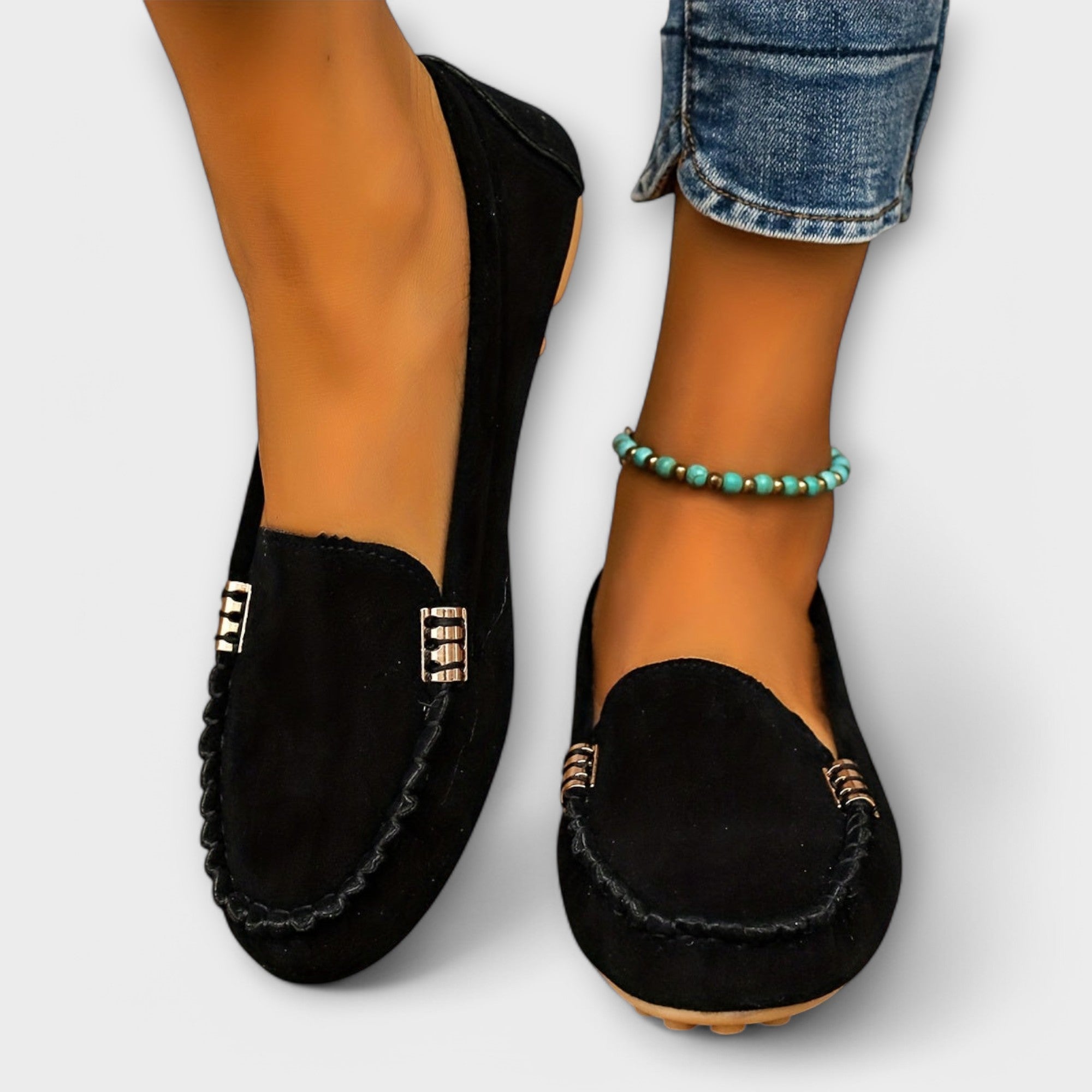 Soft Leather Moccasin Slip-On Shoes