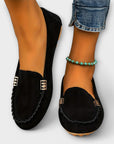 Soft Leather Moccasin Slip-On Shoes