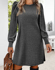 Winter Round Neck Loose Dresses