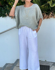 Puff Sleeve Two-piece Set