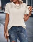 Classic Fit Short Sleeve Knit Top