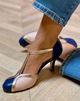 Comfortable T-Strap All-Day Heels