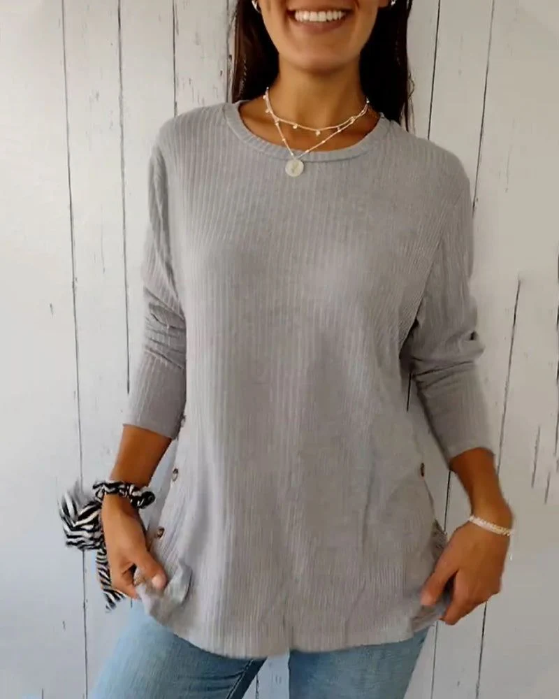 Breathable Basic Crewneck Tee Shirt