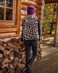 Leopard Pattern Vest Knitwear Fashion