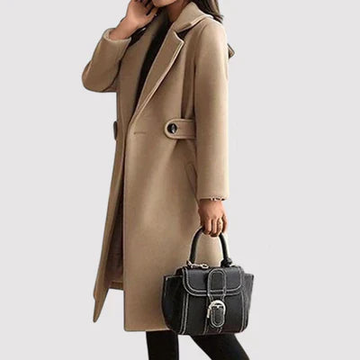 Classy Long Trench Coat with Belt