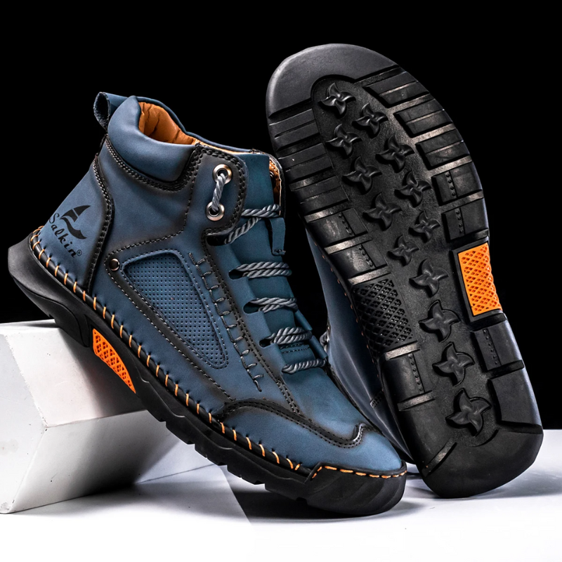 Casual Leather High Top Shoes