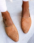 Handwoven Leather Sandals with Classic Charm