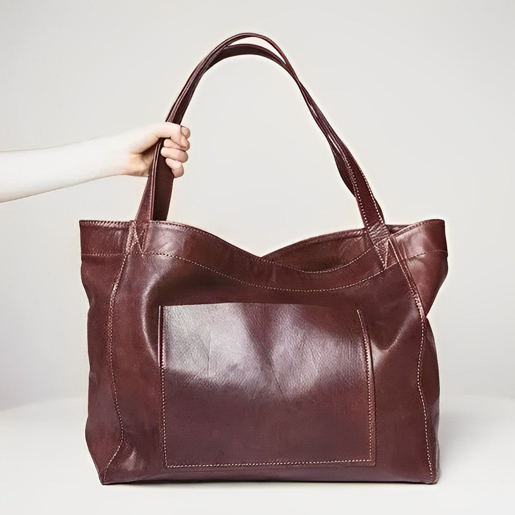 Earthy Tone Shoulder Bag for Autumn Vibes