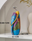 Abstract Colorful Female Statues