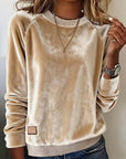 Round Neck Fashionable Sweatshirt