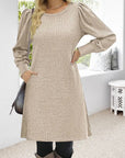 Winter Round Neck Loose Dresses