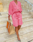 Casual Female Loose Two-Piece Suit