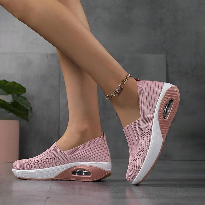 Comfy Air Breathable Slip-On Sneakers for Women
