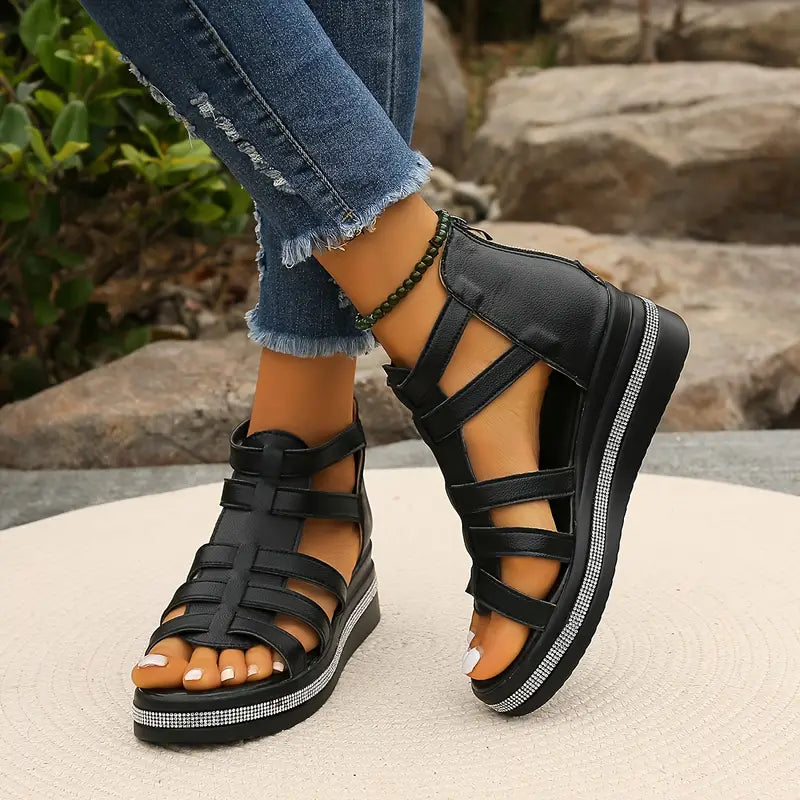 Slip-On Wedge Sandals for Women