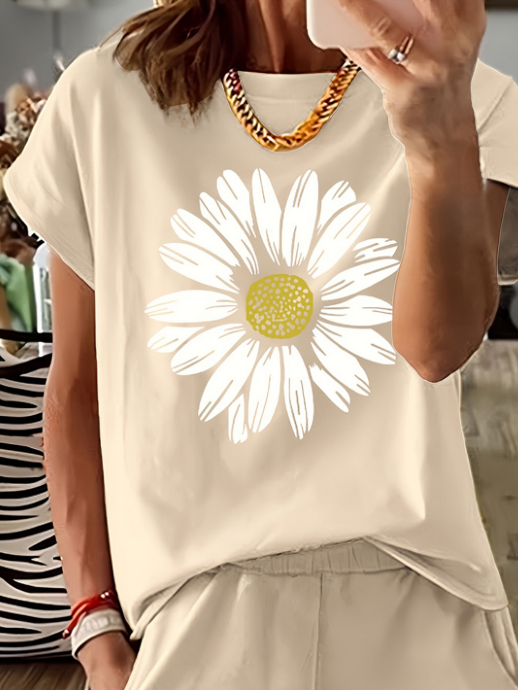 Daisy Print Two-Piece Set