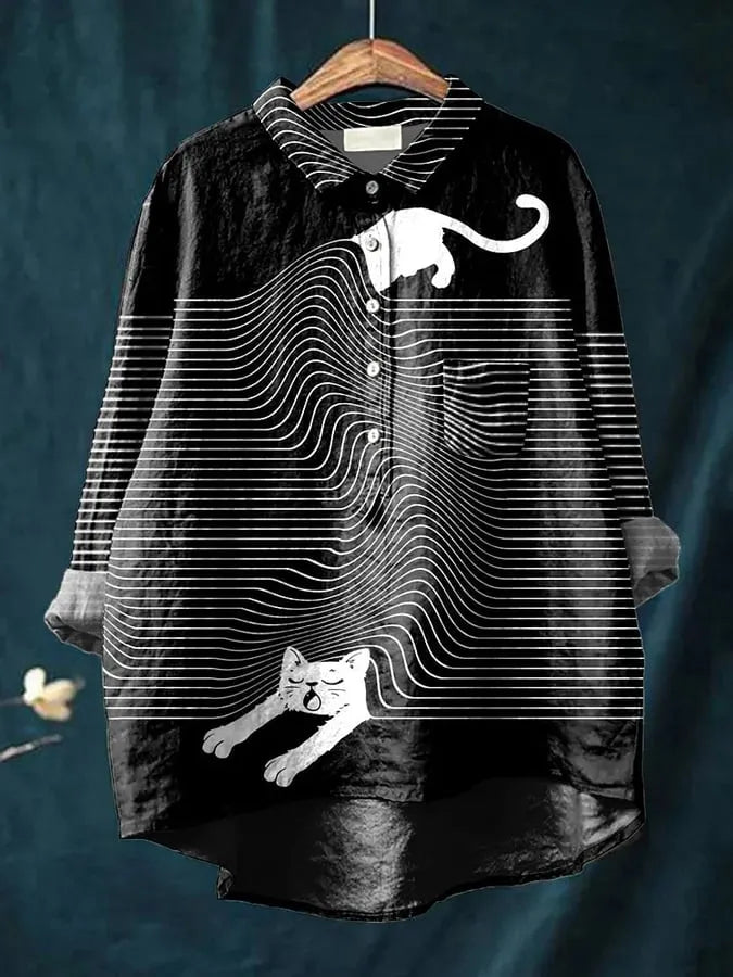 Cute Chloe Dog Drawing Print T-Shirt