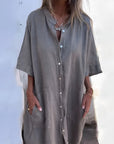 Everyday Shirt Dress with Relaxed Silhouette