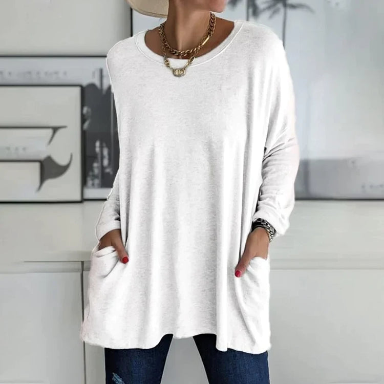 Casual Oversized Round Neck Sweater
