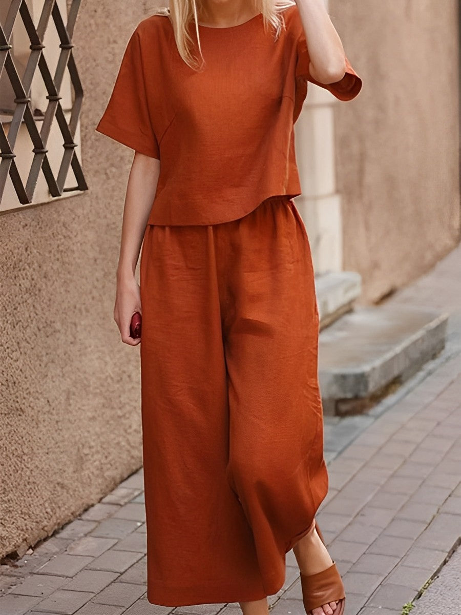 Casual Loose Suit Two Piece Set