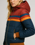 Mid-Length Puffer Jacket for Winter
