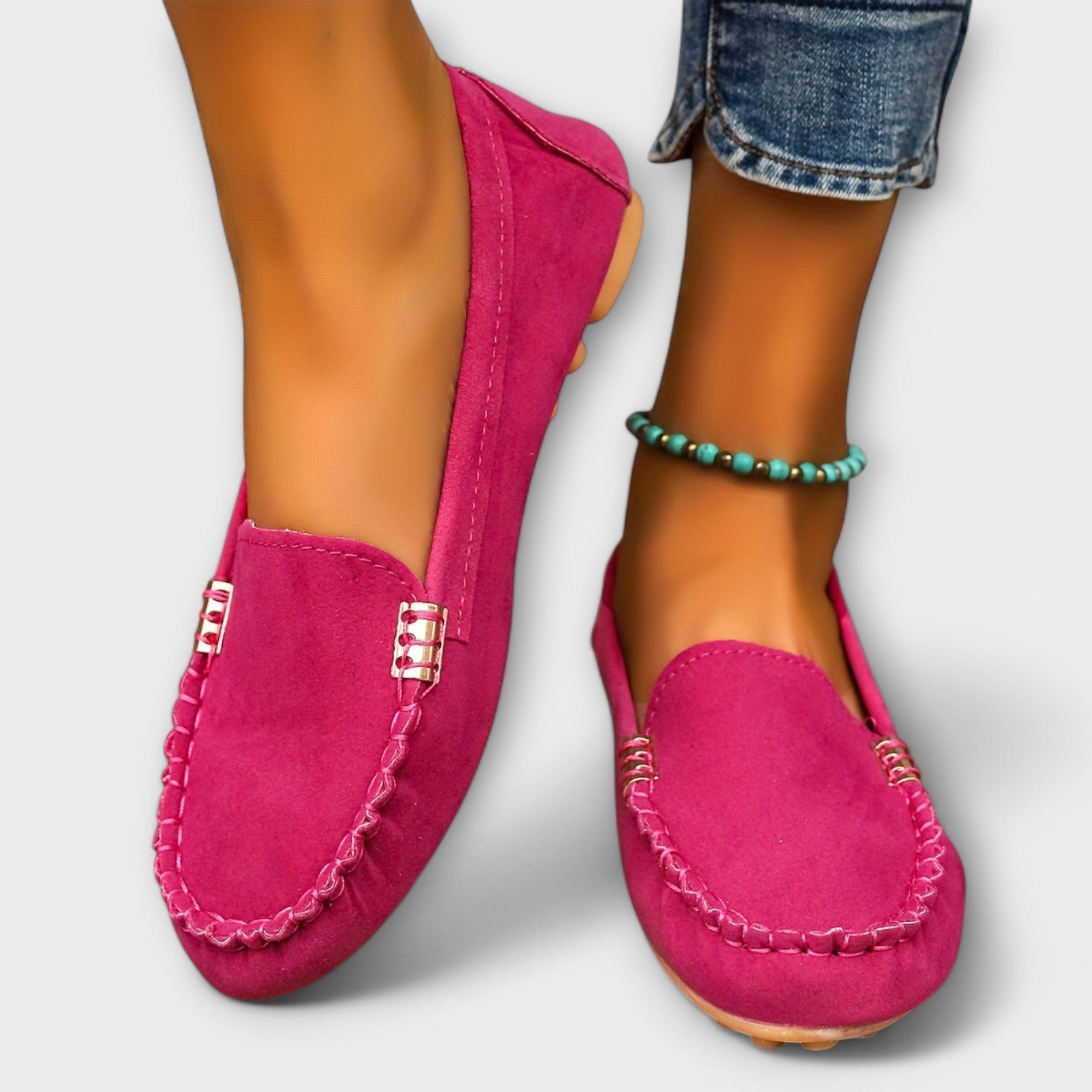 Soft Leather Moccasin Slip-On Shoes