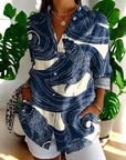 Flowy Blouse in Vintage Style