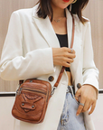 Casual Shoulder Bag with Stylish Edge
