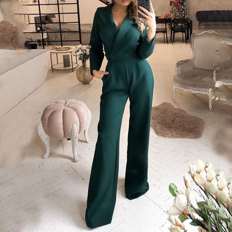 Formal Wrap Jumpsuit for Women