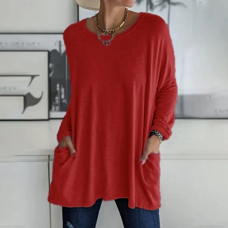 Casual Oversized Round Neck Sweater