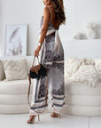 Trendy Lace-Up Vest Two-Piece Outfit