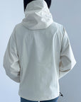 Casual Rain Jacket with Hood Women