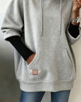 Loose Casual Hooded Sweatshirt